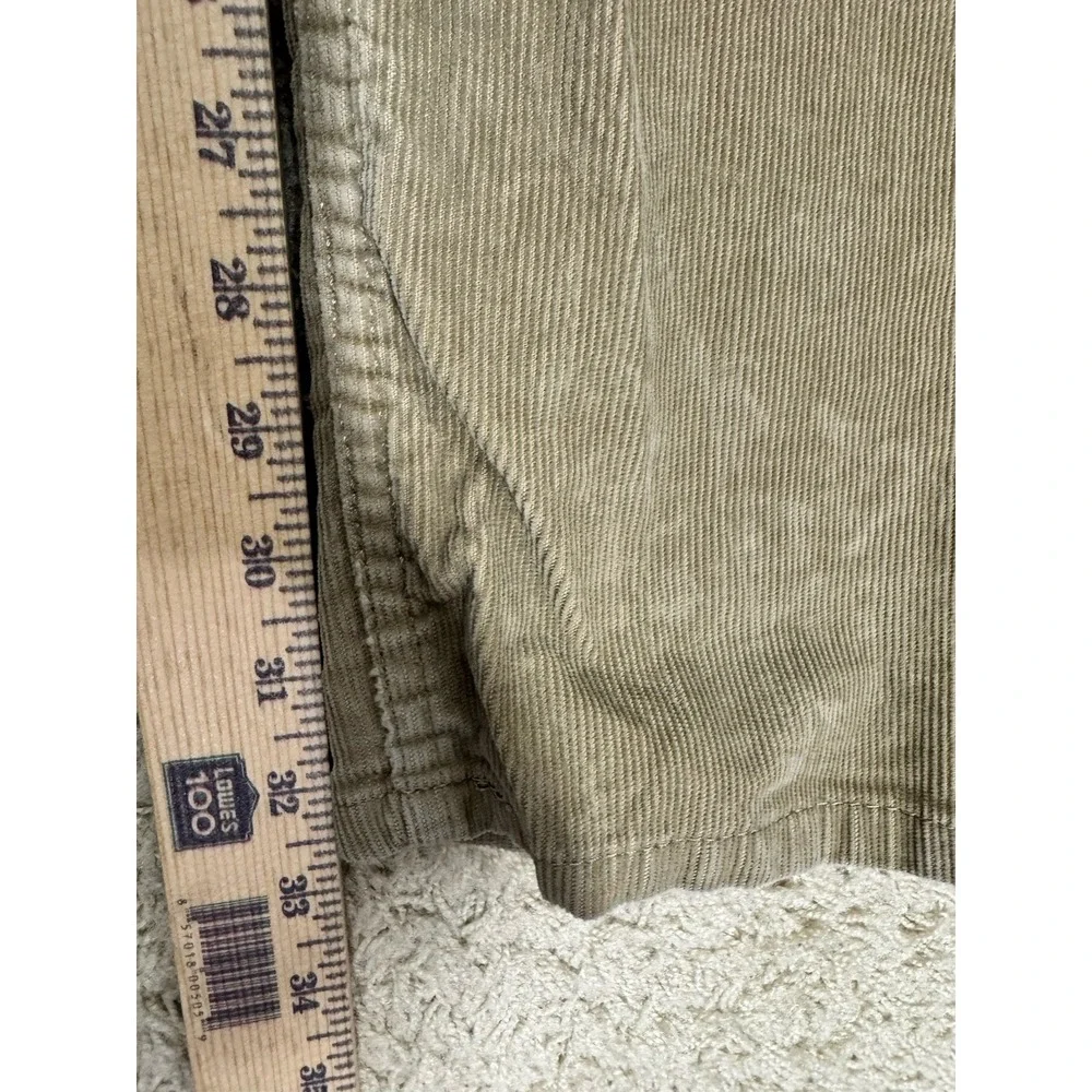VTG Levi's Tan Corduroy Jeans Men's‎ 33x34 Straight Leg Pants Y2K Classic Grunge